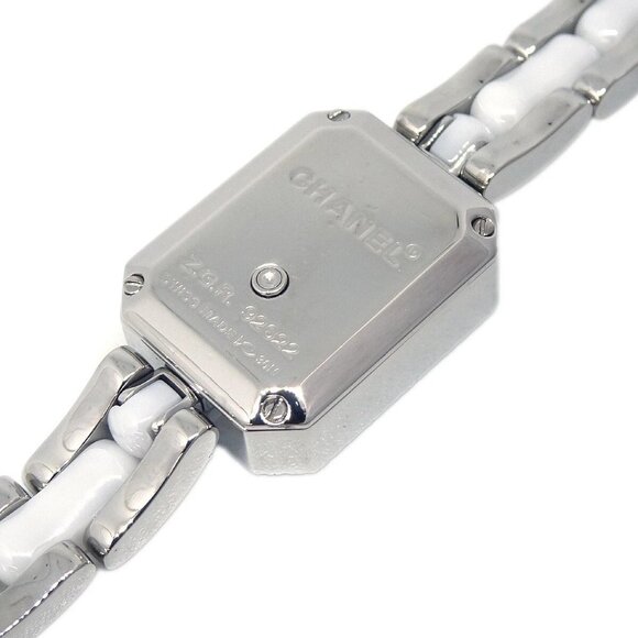 Chanel Premiere H2132 Quartz Watch Ceramic SS Diamond 194207 main image 4